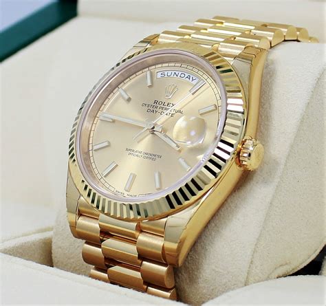 rolex 18k gold oyster perpetual oyster flex|rolex day date 40 228238.